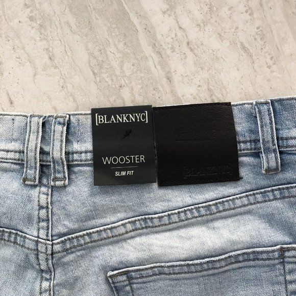 Blank NYC Men's Wooster Distressed Shorts Slim Fit Size 30 NEW - Picture 5 of 6